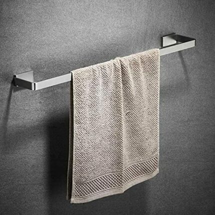 XHALERY Towel Racks 304 Stainless Steel Widened Thick,Brushed Bathroom Towel Rails Bar,Wall Mounted Hanging Towel Holder