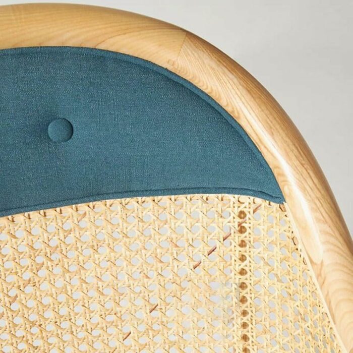 maozi Office Kitchen Arm Dining Chair Rattan Outdoor Restaurant Ergonomic Chair Wooden Party Furniture