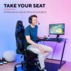 Trust Gaming GXT 708B Resto Gaming Chair, PC Desk Chair, Full 360° Rotatable Seating, Strong and Robust Metal Base Frame, Chair for Computer, Str