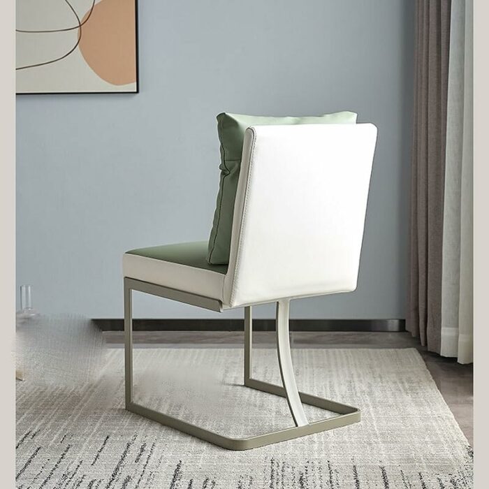LXXSH Metal Dining Chair Kitchen Hotel Home Lounge Chair Bedroom Design Desk Adults Household Items