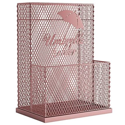 AANAN Umbrella Stands,Hollow-Out Umbrella Stand for Apartment/Hall Entryway/Front Door, Freestanding Metal Umbrellas Rack Support, Walking Sticks
