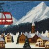 wash+dry Alpine Mood Doormat 50 x 75 cm Washable for Indoor and Outdoor Use
