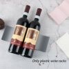 Wine Rack, Wine Bottle Rack, Plastic Wine Bottle Display Stacking Mat, Wine Bottle Holder Stand Storage Organizer for Kitchen Countertops, Bar, P