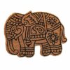 Coco&Coir Natural Coir | Non-Slip | Thick Coir | Premium Quality | Rubber Backed | Eco-Friendly | Indoor | Outdoor | Heavy Duty | Animal Theme |