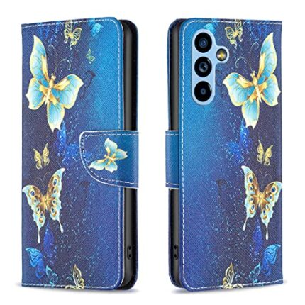 Thoankj Samsung A34 5G Phone Case, Flip Shockproof PU Leather Wallet Cases with Stand Magnetic Card Holder Gel TPU Silicone Bumper Folio Slim Pro