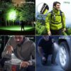 USB Torch, iToncs 3 in 1 UV Catch Scorpion Torch [whitelight redlight & UV] Super Bright Waterproof LED Torch with 7 Modes for Pet Clothing Food