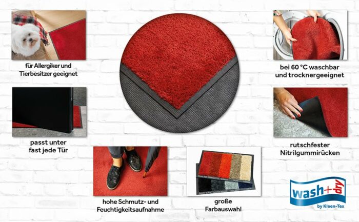 Door Mat Dark Brown 75x120 cm brown