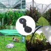 10pcs Shade Cloth Plastic Clips, Net Clips for Greenhouse Film Sunshade Net Anti Bird, Plastic Shade Cloth Clips Heavy Duty for Canopy Outdoor Ga