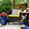 ARVOV Outdoor Waterproof Cushion Cover, Waterproof Cushion Case, Throw Pillow Covers Waterproof for Outdoor Patio Garden Blench Tent Living Room