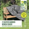 VFM - Garden Furniture Covers Waterproof, Garden Bench 2 Seater Cover, Protect your Garden Furniture from the Elements and Save your Time in the
