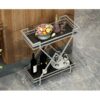 ZCMEB European Style Iron Dining Car Hotel Dessert Cart Food Delivery Dishes Collection Cart Kitchen Food Delivery Cart (Color : D, Size : 70 * 3
