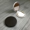 Zcooooool Makeup Mirror,Round folding mirror 6.7 CM, Professional Double-sided Make Up Mirror (One side enlarged,the other side normal) PU Surfac