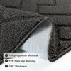 Biscpro Door Mat 50 X 80 cm, Indoor DoorMat Washable, Doormat Dirt Trapper Non-slip, Absorbent Inside Entrance Rug Floor Mat for Entryway, Patio,