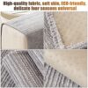 Topchances Chenille Sofa Slipcovers 1/2/3/4 Seater,Non Slip Sofa Cover for Dogs All-Seasons Sofa Wrap with Non-Slip Silicone Particles Apply to L