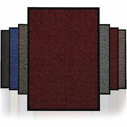 FB FunkyBuys Door Mats Indoor Dirt Trapper for Indoor & Outdoor, Washable Barrier Mat, Heavy Duty Non-Slip Entrance Rug, Shoes Scraper, Super Abs