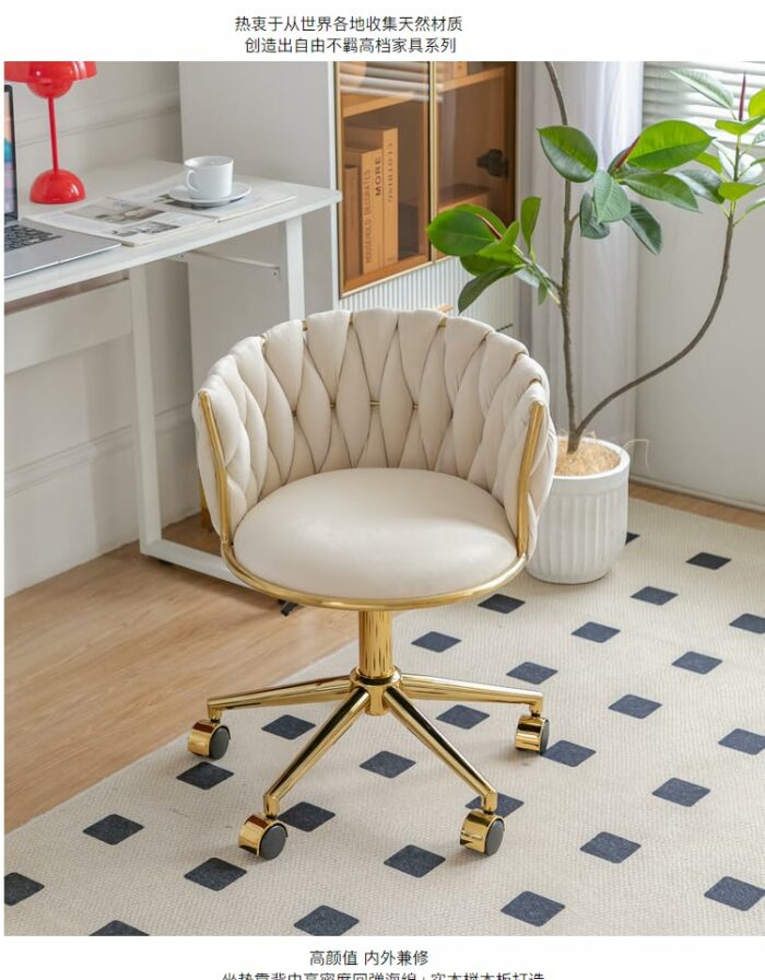 Luxury Makeup Chairs,Furniture,Bedroom Dressing Stools,Home Dressing Tables,Armchairs,Manicure Stools,Computer Desks,Chair (Pink)