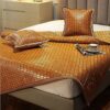 Cool Pads for Bed, Bamboo Breathable Smooth Mattress Topper, Travel Camper Trailer Truck Mattress Double-Sided Use Cold Blankets for Single Doubl