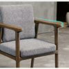 WALNUT Wooden Dining Chair Table Kitchen Designer Arm Chair Living Room Balcony Office Household Items