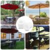 2Pcs Table Umbrella Hole Ring Plug, Outdoor Pool Umbrella Sleeve Stabilizer Cone Wedge, Silicone Umbrella Table Ring Hole Insert for 2-2.5 Inch T
