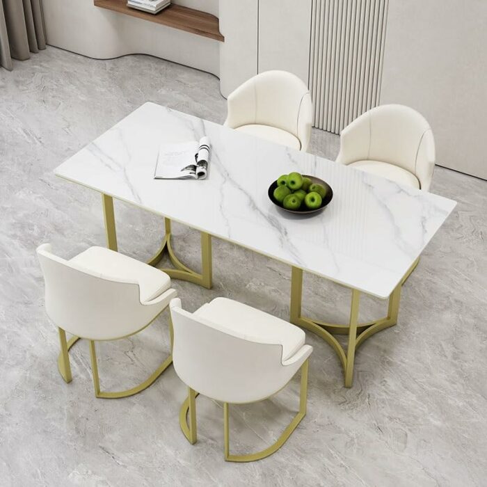 maozi Dining Chairs Design Metal Executive Backrest Chair Leisure Ergonomic Kitchen Furniture (Color : 3-pack, Size : Light Grey)
