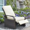 ART TO REAL Outdoor Recliner Replacement Cushion, Patio Chair Sofa Washable Cushion for Outdoor Furniture, Deep Seat, UV Resistant, Fade Resistan
