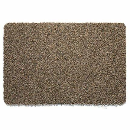 50cm x 75cm HUG RUG (coffee design) machine washable doormat dirt trapper absorber door mat
