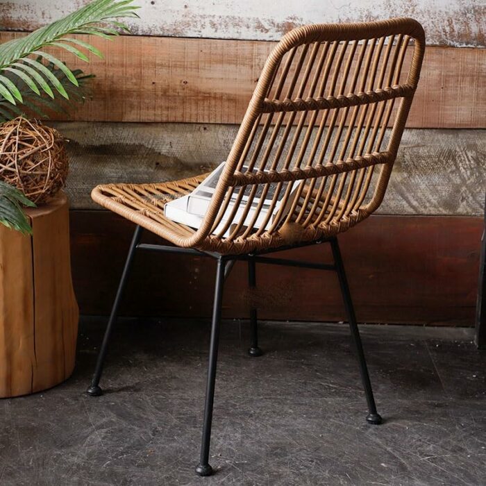 LXXSH Wood Dinning Chair Back Office Kitchen Dining Chairs Room Comfortable Home Furniture