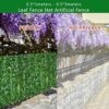 whiteswan Trellis Panel, Artificial Ivy Privacy Fence Screen, Hedges and Faux Ivy, Garden Screening Panel Vine Leaf Decoration, for Outdoor, Gard