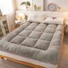 UE-MAOLU Extra Thick Futon Mattress, Traditional Japanese Floor Tatami Mat Foldable Roll Up Bed Camping Sleeping Pad For Guest Couch Dormitory (C
