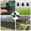 Vibbang 50 Pcs Shade Cloth Heavy Duty Lock Grip, Windproof Awning Clamp Grip, Garden Shade Cloth Clips, Shade Cloth Plastic Clips for Sun Shade N