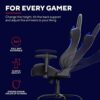 Trust Gaming GXT 708B Resto Gaming Chair, PC Desk Chair, Full 360° Rotatable Seating, Strong and Robust Metal Base Frame, Chair for Computer, Str