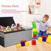 SZSJA Extra Large Toy Box for Girls Storage Chests Toy Storage Boxes with Flip-top Lid Kids Big Toy Organizer Toy Chest for Boys Foldable Toy Bin