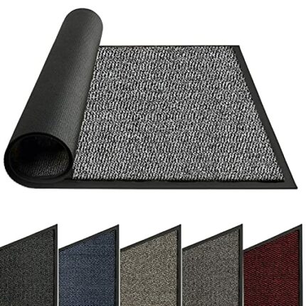 FB FunkyBuys Washable Door Mats Indoor & Outdoor - Non-Slippery Heavy Duty Doormats Indoor - Highly Absorptive Rubber Door Mat - Perfect for Kitc