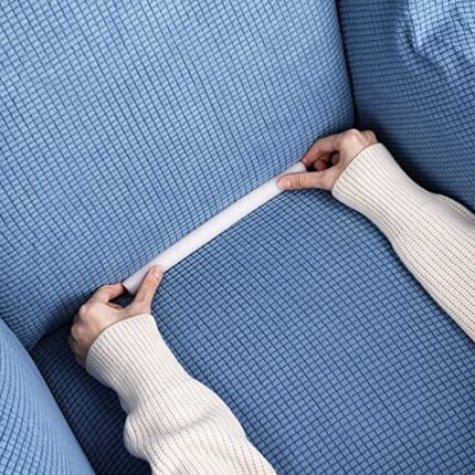 Foam Stick For Stretch Sofa Slipcover, Tuck Grips Couch Cover Fasteners Elastic Foam Strip Changeable Shape, Non Skid Foam For Recliner Slipcover