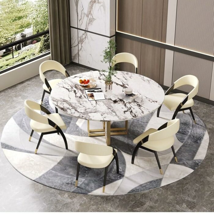 LXXSH Comfortable Dinning Chair Home Bedroom Dining Chairs Designer Kitchen Household Items (Color : Argento, Size : 52 * 60 * 83cm)