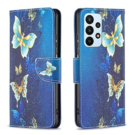 Thoankj Samsung A13 Phone Case, Samsung A04S Case Flip Shockproof PU Leather Wallet Cases with Stand Magnetic Card Holder Gel Silicone Bumper Fol