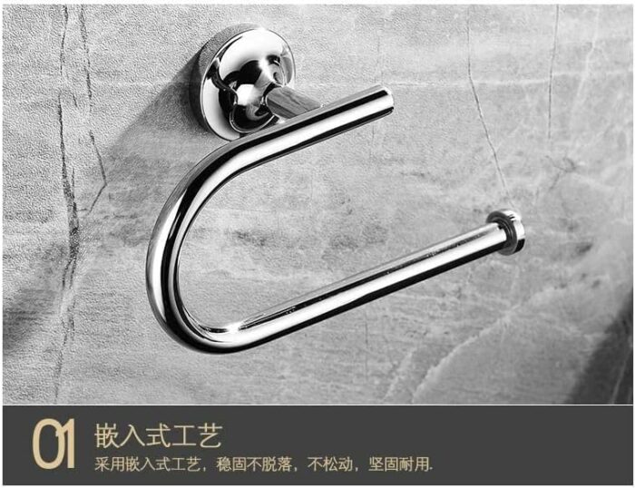 RAKUTE High-end 304 Stainless Steel Bathroom Towel Ring, Bathroom Hardware, Towel Rack, Towel Hanger, Hand Towel Holder Bathroom Ring