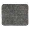 ASTRA Washable Cotton Doormat - Absorbent Entra Doormat - Non-Slip Mat - (60 x 75 cm - Anthracite)