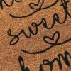 Coco&Coir Door Mat | Indoor | Natural Coir Welcome Mat | Durable Long-Lasting Home Sweet Home Design (45cm x 75cm)