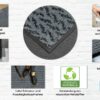 wash+dry Doormat Duo Pepper 70 x 120 cm Washable for Indoor and Outdoor Use
