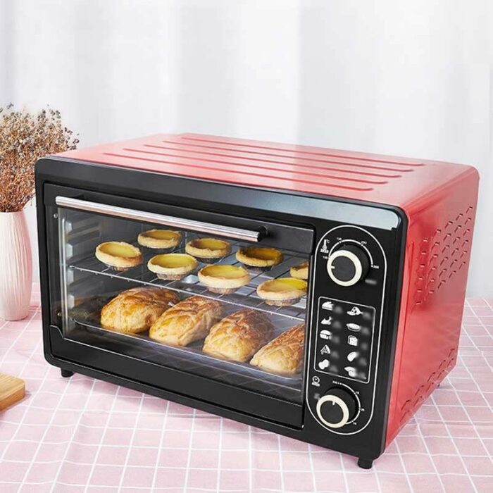 QUIM Countertop Toaster Oven,Multifunctional Electric Oven Household Bakery Toaster Pizza Kitchen Appliances Electric 220V Timing