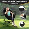 Antifir Hammock Camping Chair Swivel Rocking Camping Chair for Outside,Adjustable Back Swinging Chair Supports 160 Kg,Portable Swing Chairs for C