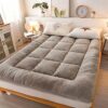 UE-MAOLU Plush Foldable Futon Mat - Full Size Non-Slip Tatami Mattress Topper For Adults & Children - Thicken Floor Mattress With Quilting, Singl