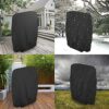 2 Pack Folding Reclining Chair Cover with Storage Bag & Drawstring, Heavy Duty Oxford Weatherproof Zero Gravity Chairs Cover Dustproof Anti-UV Su