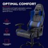 Trust Gaming GXT 708B Resto Gaming Chair, PC Desk Chair, Full 360° Rotatable Seating, Strong and Robust Metal Base Frame, Chair for Computer, Str