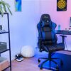 Trust Gaming GXT 708B Resto Gaming Chair, PC Desk Chair, Full 360° Rotatable Seating, Strong and Robust Metal Base Frame, Chair for Computer, Str