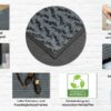 wash+dry Duo Mocha Doormat 35 x 75 cm Washable for Indoor and Outdoor Use