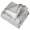 95% Aluminet Shade Cloth Heavy Duty Shade Mesh Tarp Sun Block Fabric Cover Canopy Sun Pet Shade Garden 10ft x 10ft