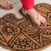 Coco&Coir Natural Coir | Non-Slip | Thick Coir | Premium Quality | Rubber Backed | Eco-Friendly | Indoor | Outdoor | Heavy Duty | Animal Theme |