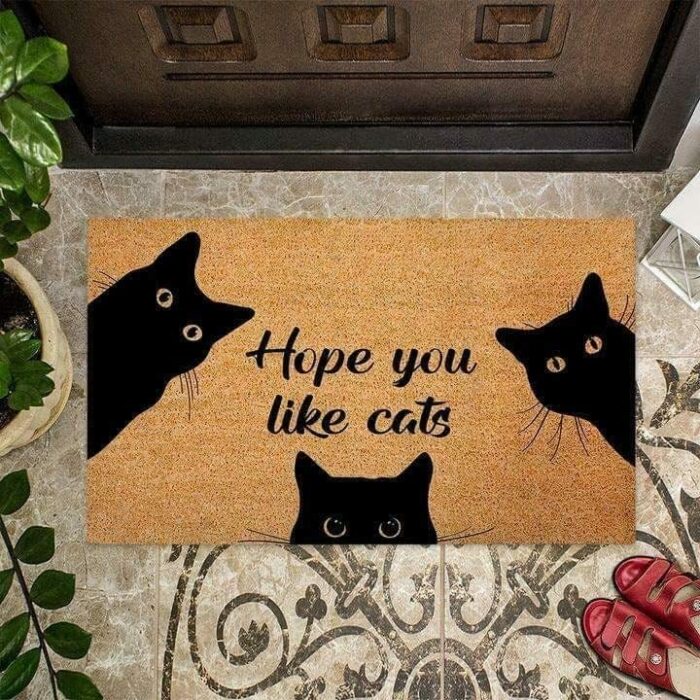 The German Shepherd Door Mat, We Know You are Here Spring Door Mats, Funny German Shepherd Doormat, Welcome German Shepherd Mats Home Kitchen Doo